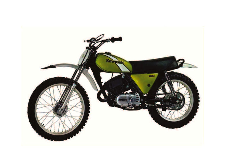 KAWASAKI KD 125 Decal