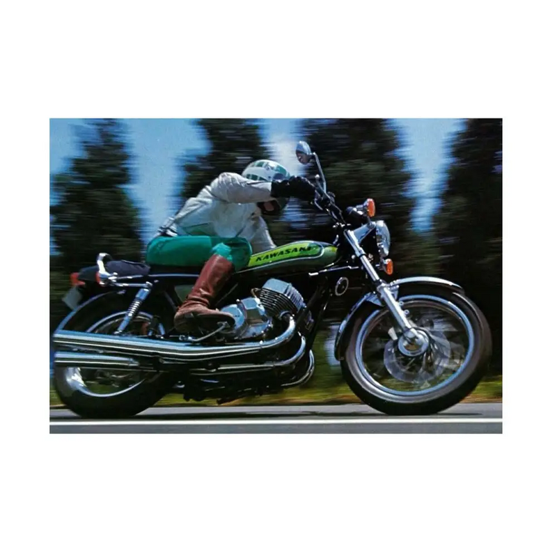 6: KAWASAKI HIE 500 Green - GREEN - Vehicle Decals