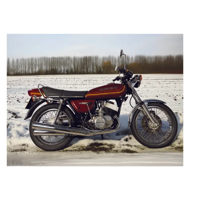 7: Kawasaki KH 500 Bronze tank model - Decals