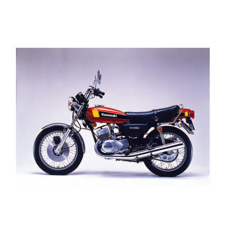 KAWASAKI KH250 B4 Decal kit red bike - Red - Decals