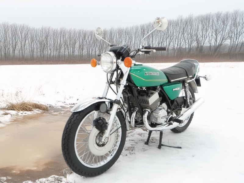 Kawasaki kh400 A4 Candy Emerald Green