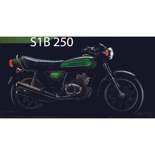 1: 1974 KAWASAKI S1B 250 - GREEN - Decals