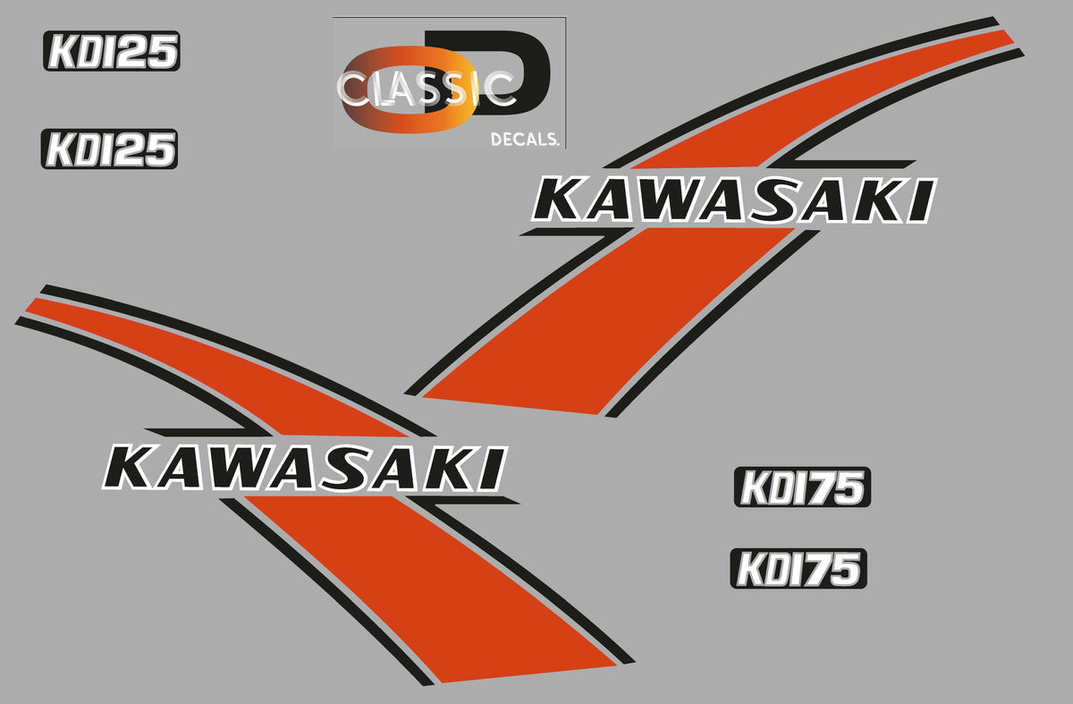 Classic Kawasaki KD: 1976/77 KD 125 A2,A3/175 A1, A2