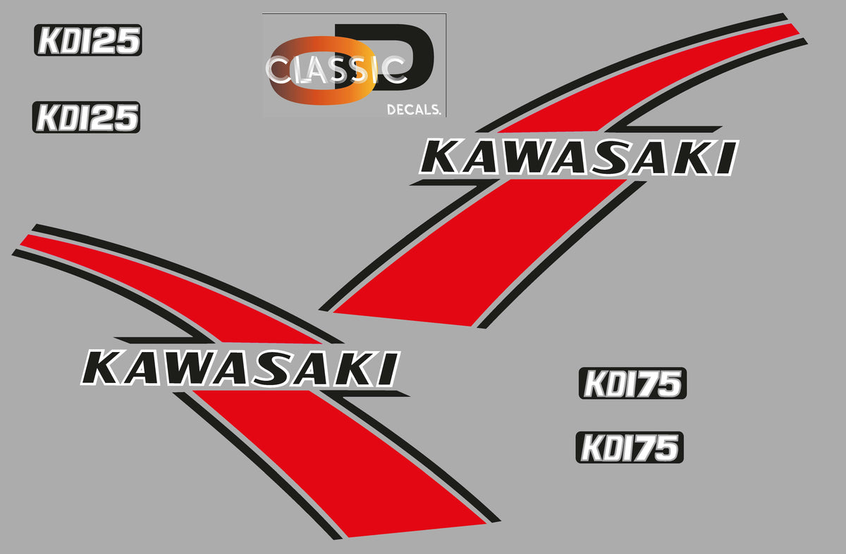 Classic Kawasaki KD: 1976/77 KD 125 A2,A3/175 A1, A2