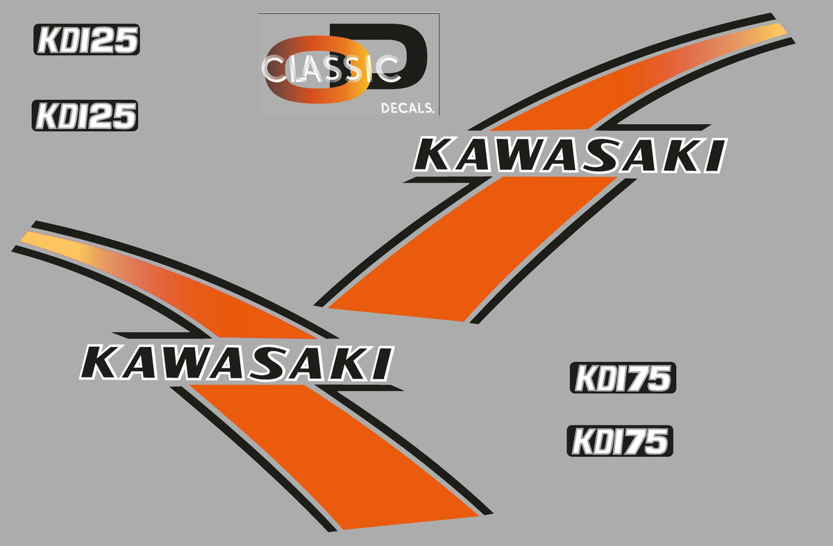 Classic Kawasaki KD: 1976/77 KD 125 A2,A3/175 A1, A2