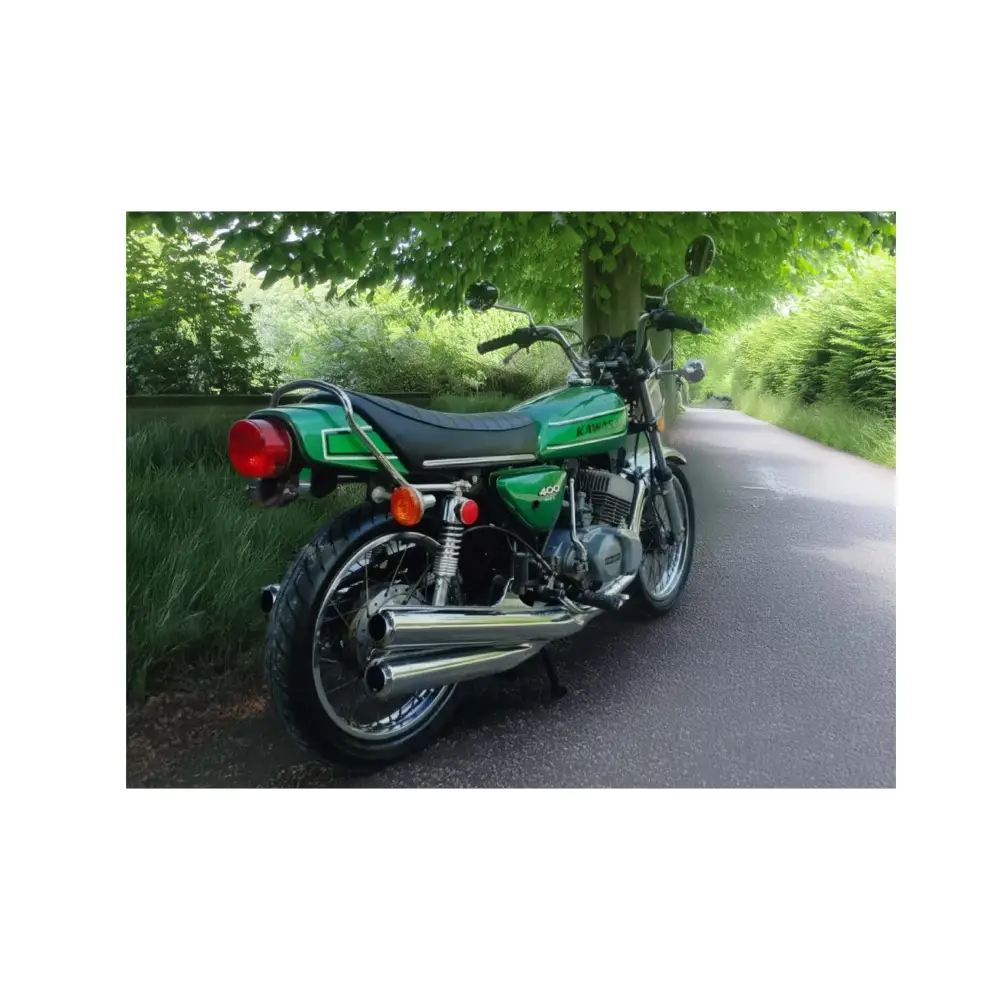 4: KAWASAKI S3A 400 GREEN - green - Vehicle Decals