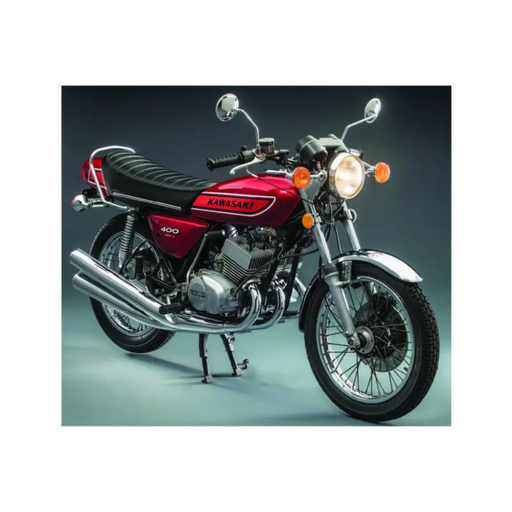 4: KAWASAKI S3A 400 RED - Red - Vehicle Decals