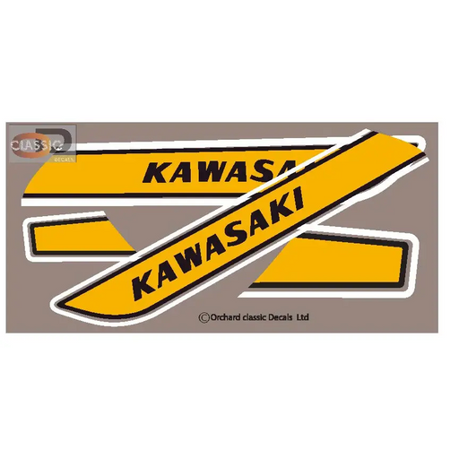 7: Kawasaki H1F 500 Decal sets Gold - Gold - Decals