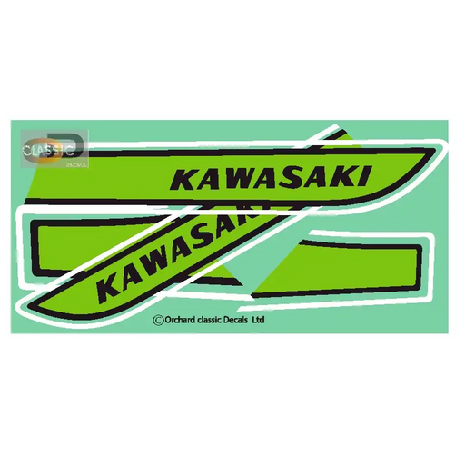 7: Kawasaki H1F 500 Decal sets Green - Green - Decals
