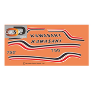 7: Kawasaki H2 750 CANDY GOLD - Gold - Decals