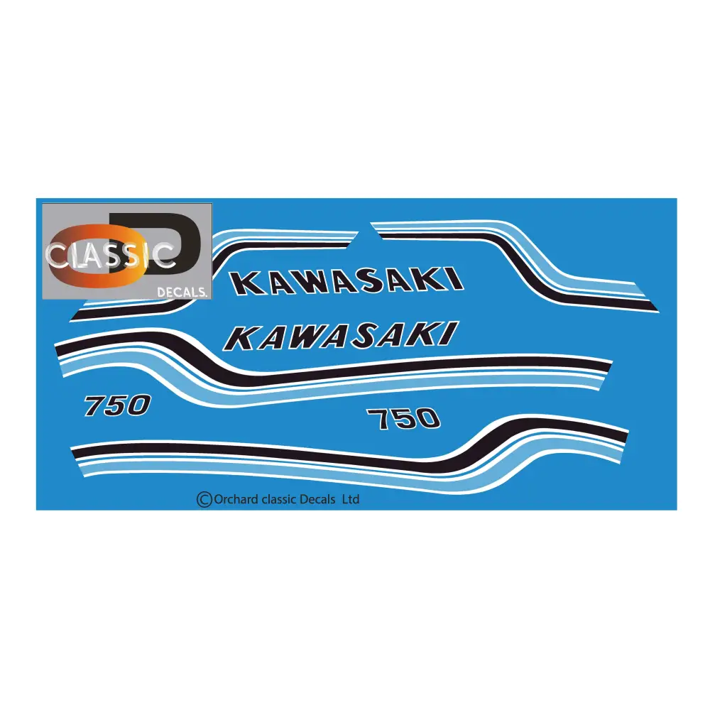 7: Kawasaki H2 750 Pearl Candytone Blue - Blue - Decals