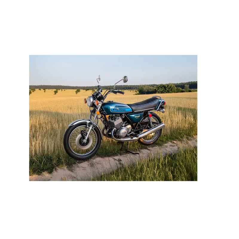 7: Kawasaki S3 400 Decal set Blue - blue - Decals