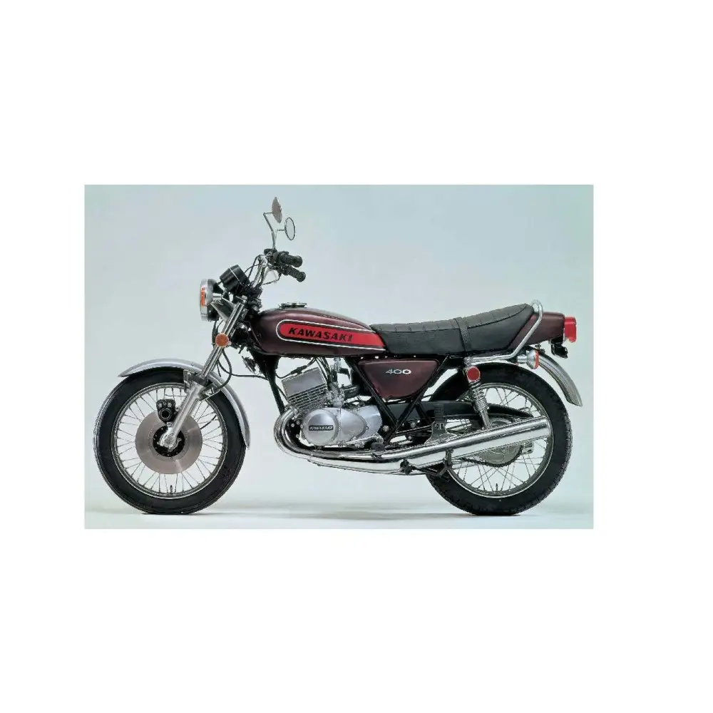 7: Kawasaki S3 400 Decal set Red - Red - Decals