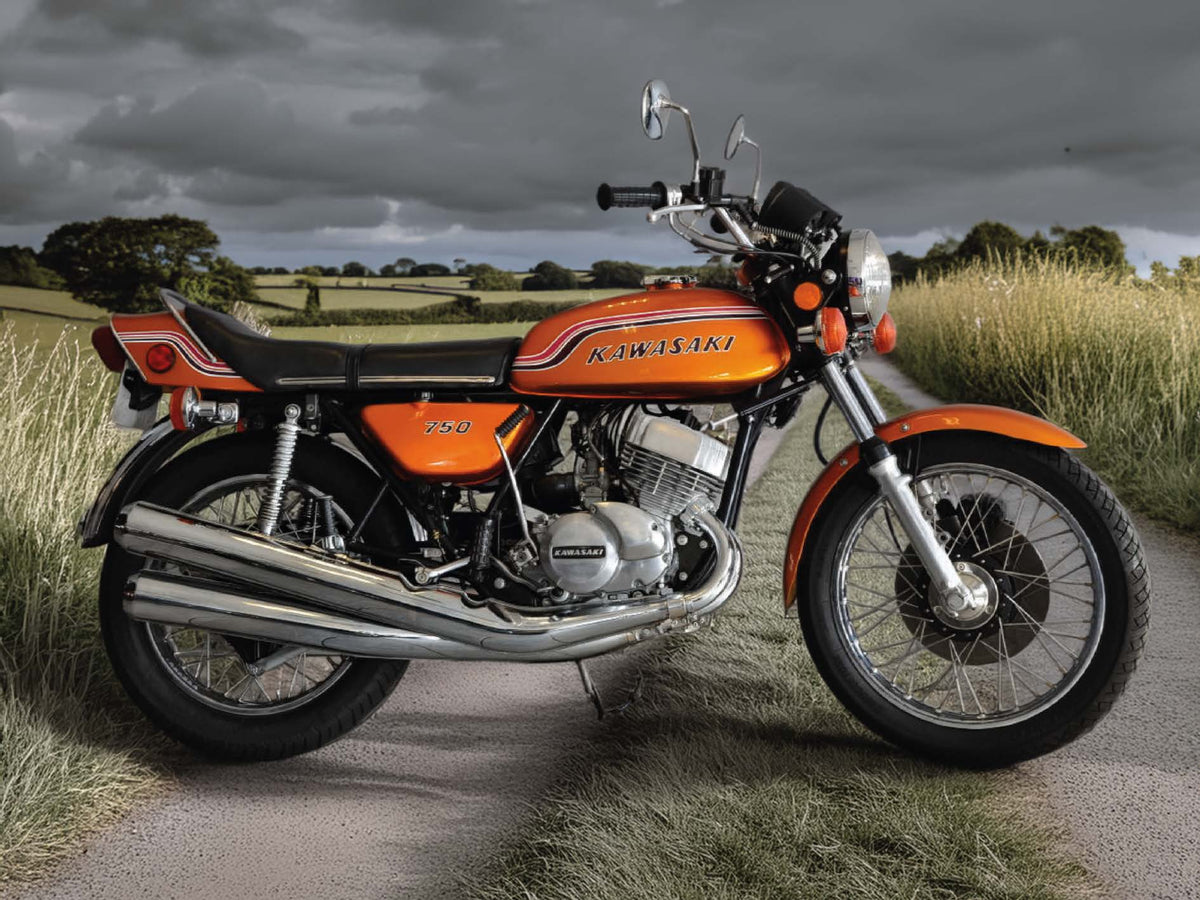 7: Kawasaki H2 750 CANDY GOLD