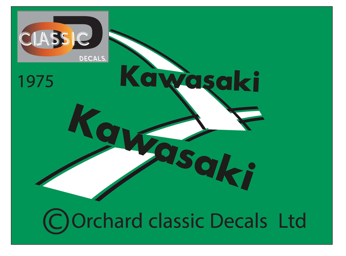 KAWASAKI KD 125 Decal