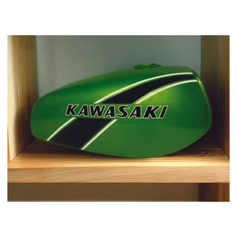 Classic Kawasaki KE 175 Decal Black decal stripe. - black - Vehicle Decals