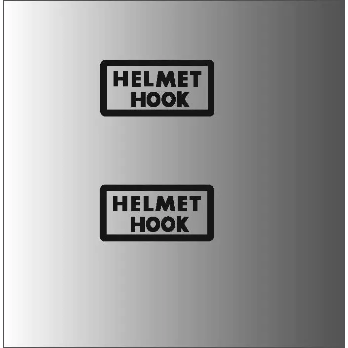 Helmet Hook Decals for Kawasaki Triple Z’s KE250 KH’s - Decals