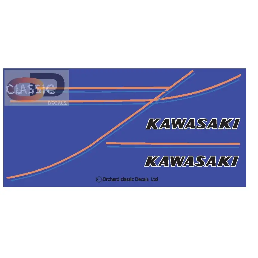 Kawasaki KH250 B2 Orient Blue - Blue