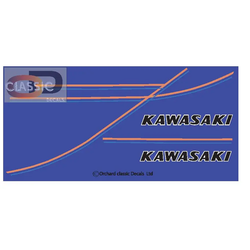 Kawasaki KH250 B2 Orient Blue - Blue