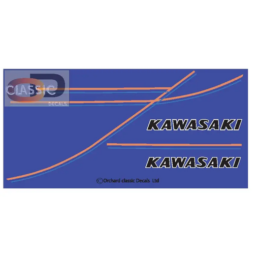 Kawasaki KH250 B2 Orient Blue - Blue