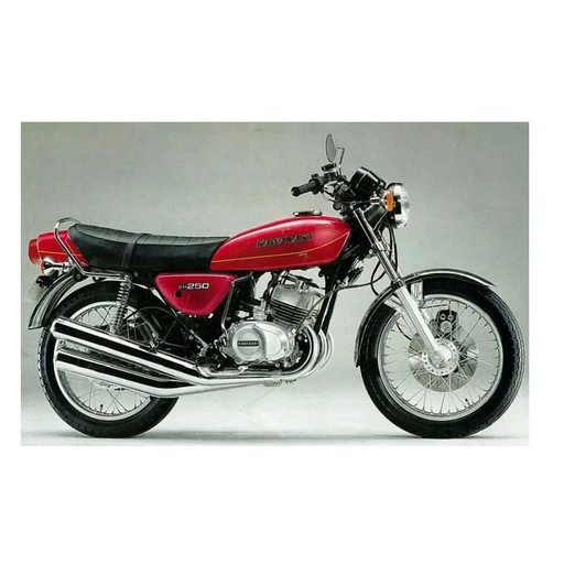 Kawasaki KH250 B2 Wine Red Colour scheme - wine red scheme
