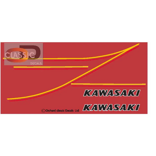 Kawasaki KH250 B2 Wine Red Colour scheme - wine red scheme