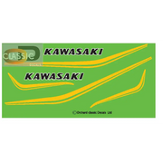 Kawasaki KH250 B3 CANDY LIME GREEN - Yellow