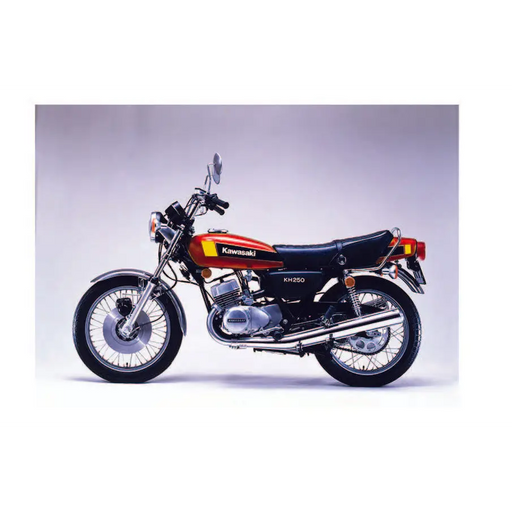 KAWASAKI KH250 B4 Decal kit red bike - Red - Decals