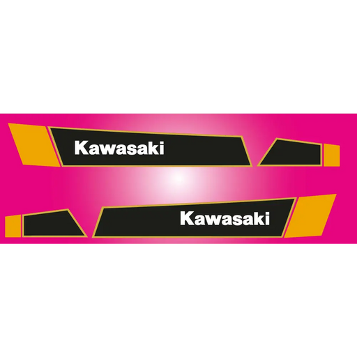 KAWASAKI KH250 B4 Decal kit red bike - Red - Decals