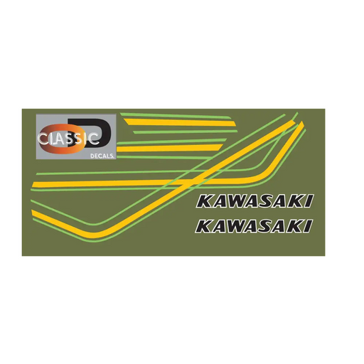 Kawasaki kh400 A3 Candy dark Green - Green