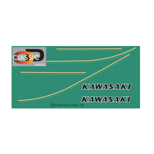 Kawasaki kh400 A4 Candy Emerald Green - Green