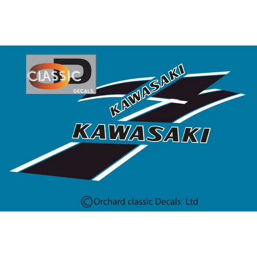 KE100 1975-1976. Black - Black - Decals