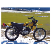 KE100 1975-1976. Black - Black - Decals