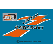 KE100 1975-1976. Orange decal - Orange - Decals