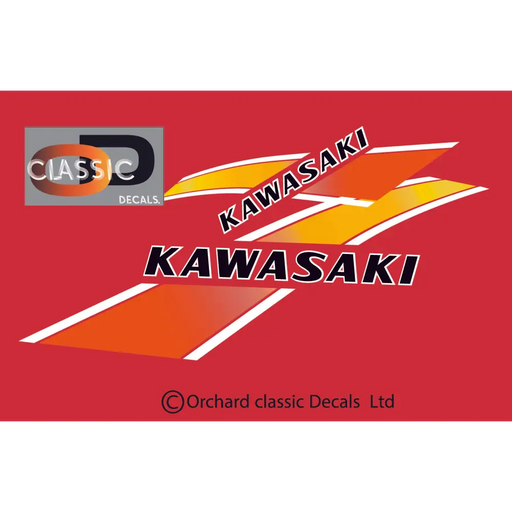 KE100 1975-1976. Orange Gradient. - Orange Gradient - Decals