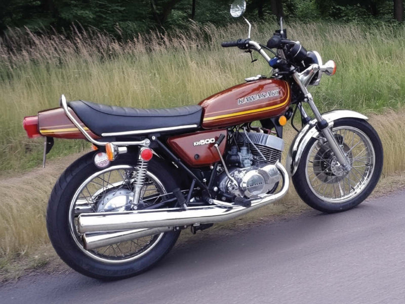 7: Kawasaki KH 500 Bronze tank model
